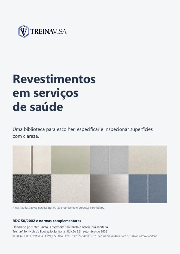Capa real do PDF Revestimentos em serviços de saúde